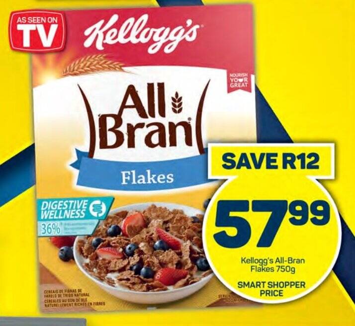 Kellogg's All-Bran Flakes 750g offer at Pick n Pay Hypermarket