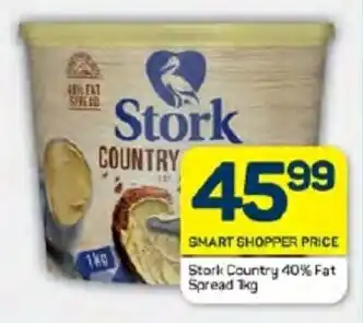 Pick n Pay Hypermarket Stork Country 40% Fat Spread 1kg offer