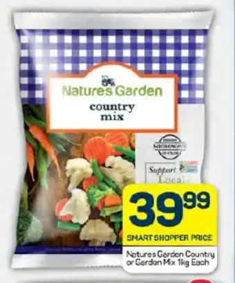 Pick n Pay Hypermarket Natures Garden Country or Garden Mix 1kg Each offer
