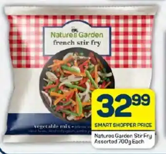 Pick n Pay Hypermarket Natures Garden Stir Fry Assorted 700g Each offer