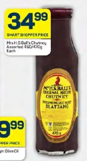 Pick n Pay Hypermarket Mrs H.S. Ball's Chutney Assorted 450/470g offer
