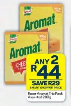 Pick n Pay Hypermarket Knorr Aromat Trio Pack Assorted 200g offer