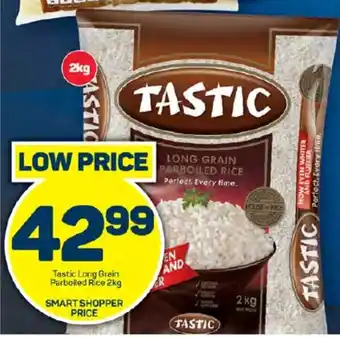 Pick n Pay Hypermarket Tastic Long Grain Parboiled Rice 2kg offer