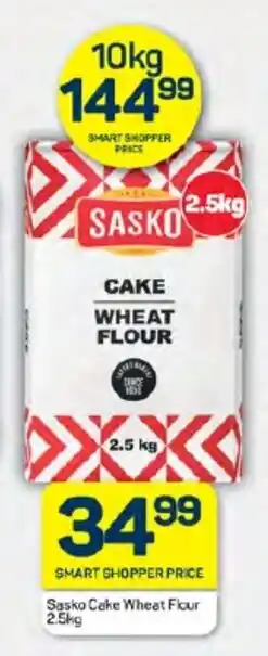 Pick n Pay Hypermarket Sasko Cake Wheat Flour 2.5kg offer