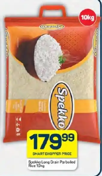 Pick n Pay Hypermarket Spekko Long Grain Parboiled Rice 10kg offer
