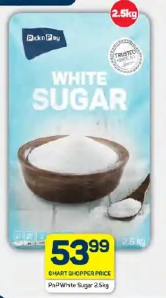 Pick n Pay Hypermarket PnP White Sugar 2.5kg offer