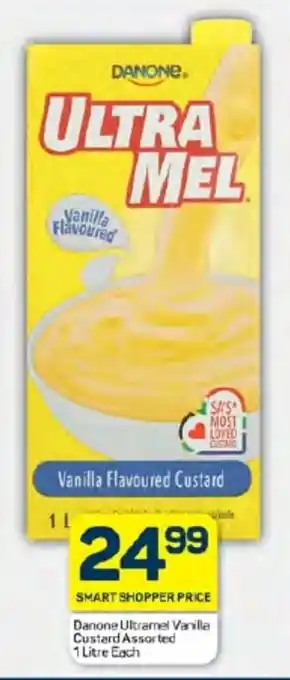 Pick n Pay Hypermarket Danone Ultramel Vanilla Custard Assorted 1 Litre Each offer