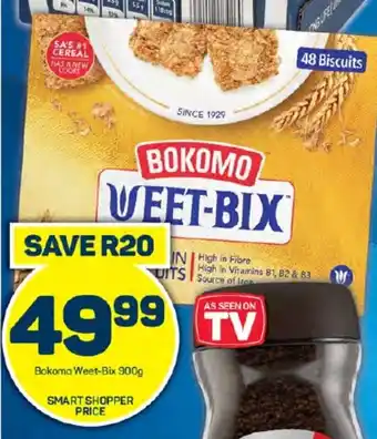Pick n Pay Hypermarket Bokomo Weet-Bix 900g offer