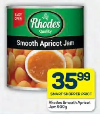 Pick n Pay Hypermarket Rhodes Smooth Apricot Jam 900g offer
