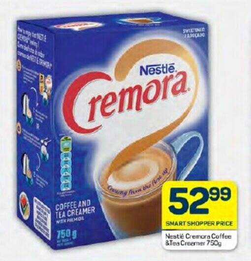 Nestlé Cremora Coffee & Tea Creamer 750g offer at Pick n Pay Hypermarket