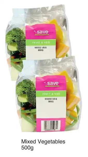 Save Hyper Mixed Vegetables 500g offer