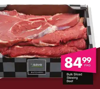 Bulk Sliced Stewing Beef