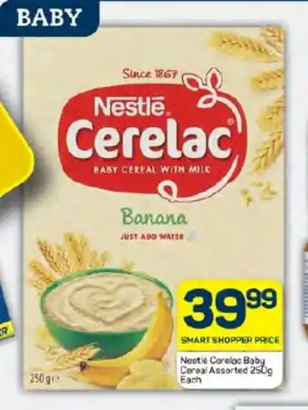 Pick n Pay Hypermarket Nestlé Cerelac Baby Cereal Assorted 250g Each offer