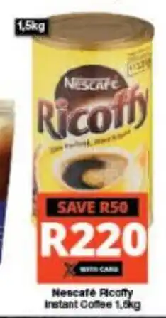Checkers Nescafe Ricoffy Instant Coffee offer