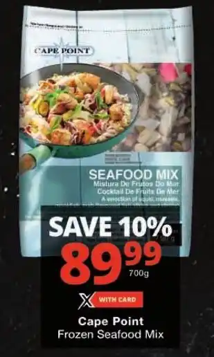 Checkers Cape Point Frozen Seafood Mix offer