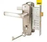 Builders Warehouse Dortello Nera 3 Lever Nickel Lock Set (152mm) offer