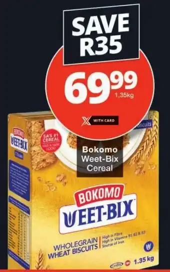 Checkers Bokomo Weet-Bix Cereal offer