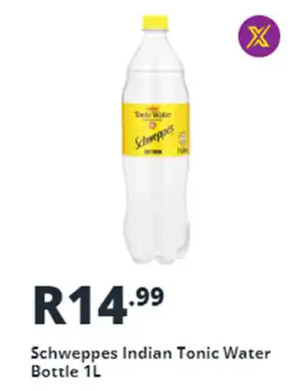 Shoprite Liquor Schweppes Indian Tonic Water Bottle 1L offer