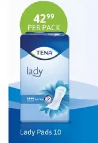 Checkers Tena Lady Pads 10 offer