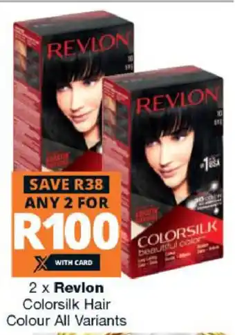 Checkers Revlon Colosilk Hair Colour All Variants offer