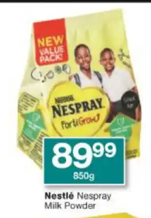 Checkers Nestle Nespray Milk Powder 850g offer