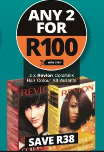 Checkers Revlon Colorsilk Hair Colour All Variants offer