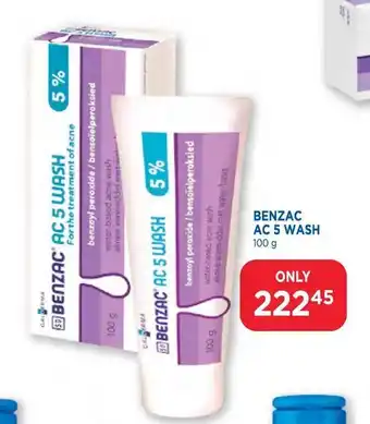 Link Pharmacy Benzac AC 5 Wash 100g offer