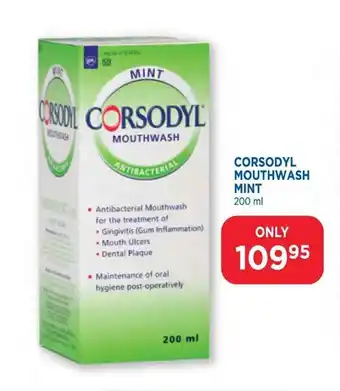 Corsodyl Mouthwash Mint 200ml