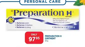 Link Pharmacy Preparation H Ointment 25g offer