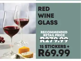 Food Lover's Market Red Wine Glass offer