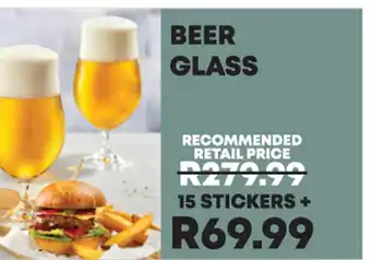 Food Lover's Market Beer Glass offer