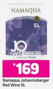 Game Namaqua Johannisberger Red Wine-5Ltr offer