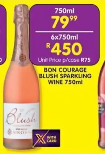 BON COURAGE BLUSH SPARKLING WINE 750ml