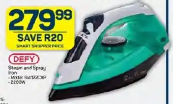 Pick n Pay Hypermarket DEFY Steam and Spray Iron offer
