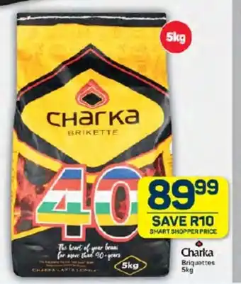 Pick n Pay Hypermarket Charka Briquettes 5kg offer