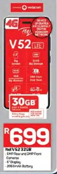 Pick n Pay Hypermarket Itel V52 32GB offer