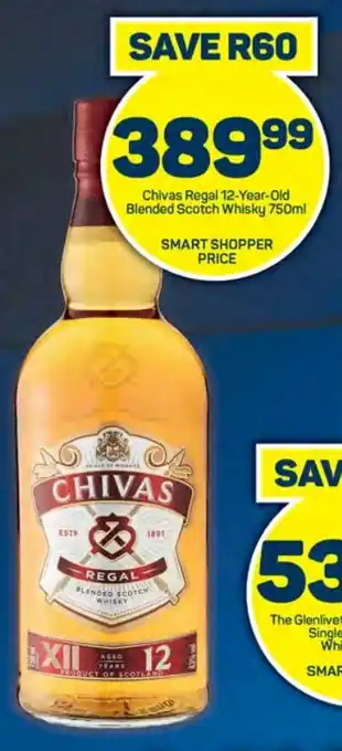 Pick n Pay Hypermarket Chivas Regal 12-Year-Old Blended Scotch Whisky 750ml offer