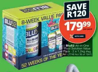 Blu52 All-in-One Pool Solution Value Pack