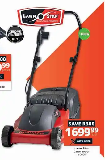 Checkers Hyper Lawn Star Lawnmower offer