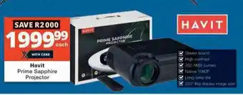 Checkers Hyper Havit Prime Sapphire Projector offer
