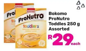 Game Bokomo ProNutro Toddles 250g Assorted offer