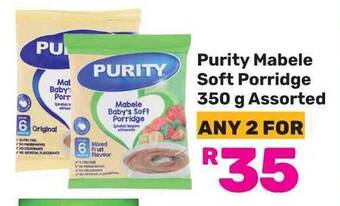 Purity mabele 2024 soft porridge