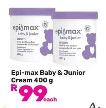 Game Epi-max Baby & Junior Cream 400g offer