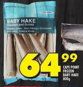 Shoprite CAPE POINT FROZEN BABY HAKE 800g offer