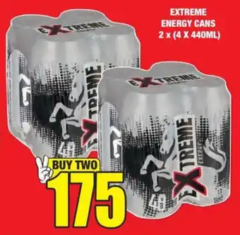 Boxer Liquors EXTREME ENERGY CANS 2x (4 X 440ML) offer