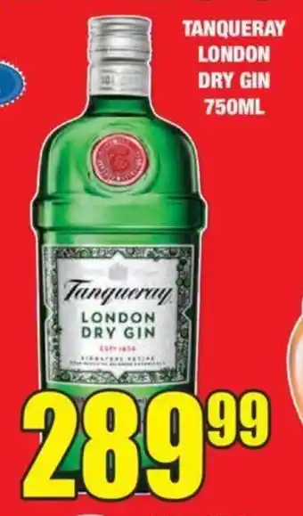 TANQUERAY LONDON DRY GIN 750ML