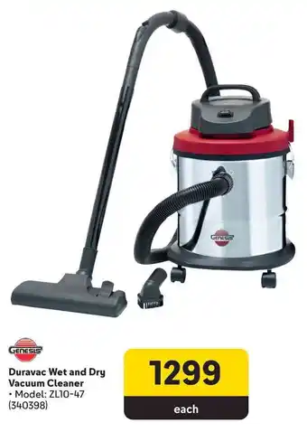 Makro GENESIS Duravac Wet and Dry Vacuum Cleaner offer