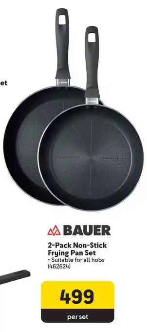 Makro BAUER 2-Pack Non-Stick Frying Pan Set offer