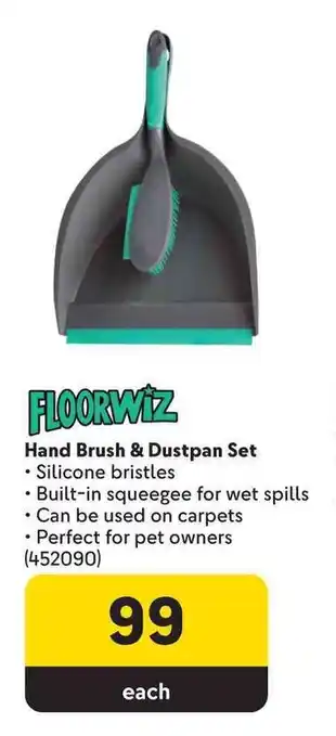 Makro Hand Brush & Dustpan Set offer
