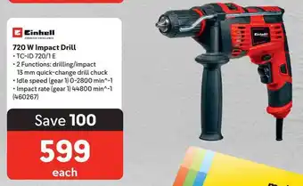 Makro 720 W Impact Drill offer